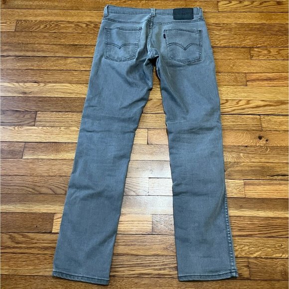 Levi's 511 Jeans Men's Sz 30x32 Slim Fit Straight Leg Gray Wash Denim Pants - Picture 5 of 5